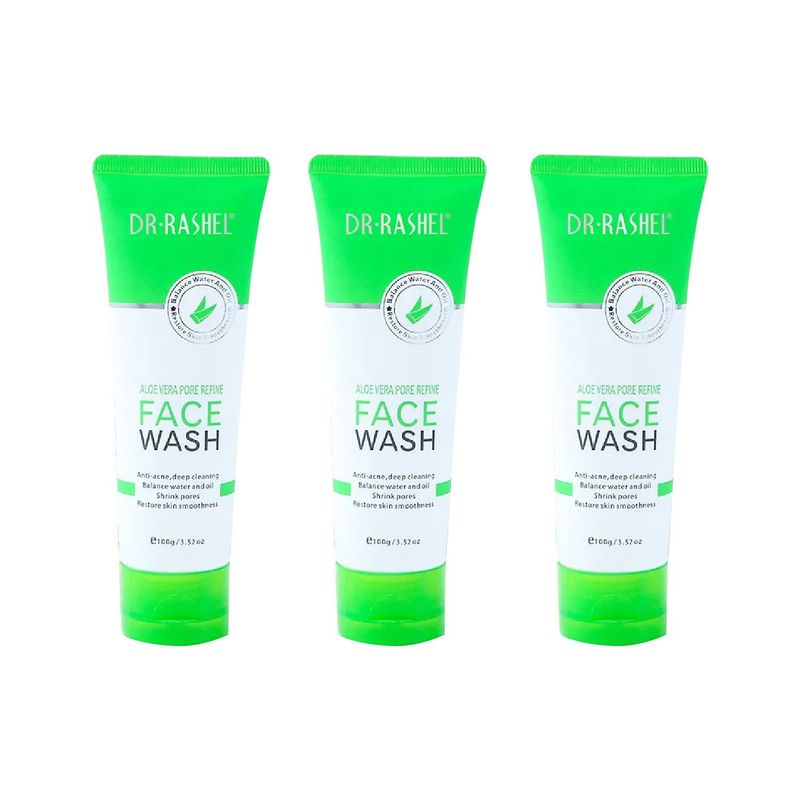 GENERICO - Refinador De Poros De Aloe Vera Dr Rashel 100Gr 3 Unidades