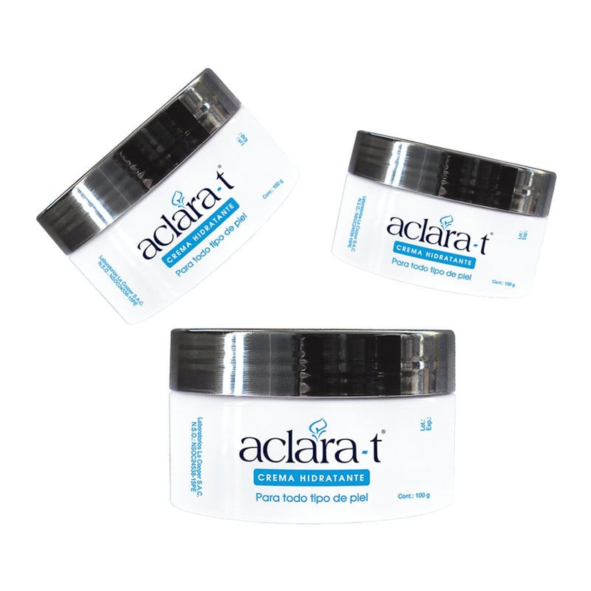 GENERICO - Crema Hidratante B3 Acido Hialuronico Aclara-T 100Gr 3 Unidades