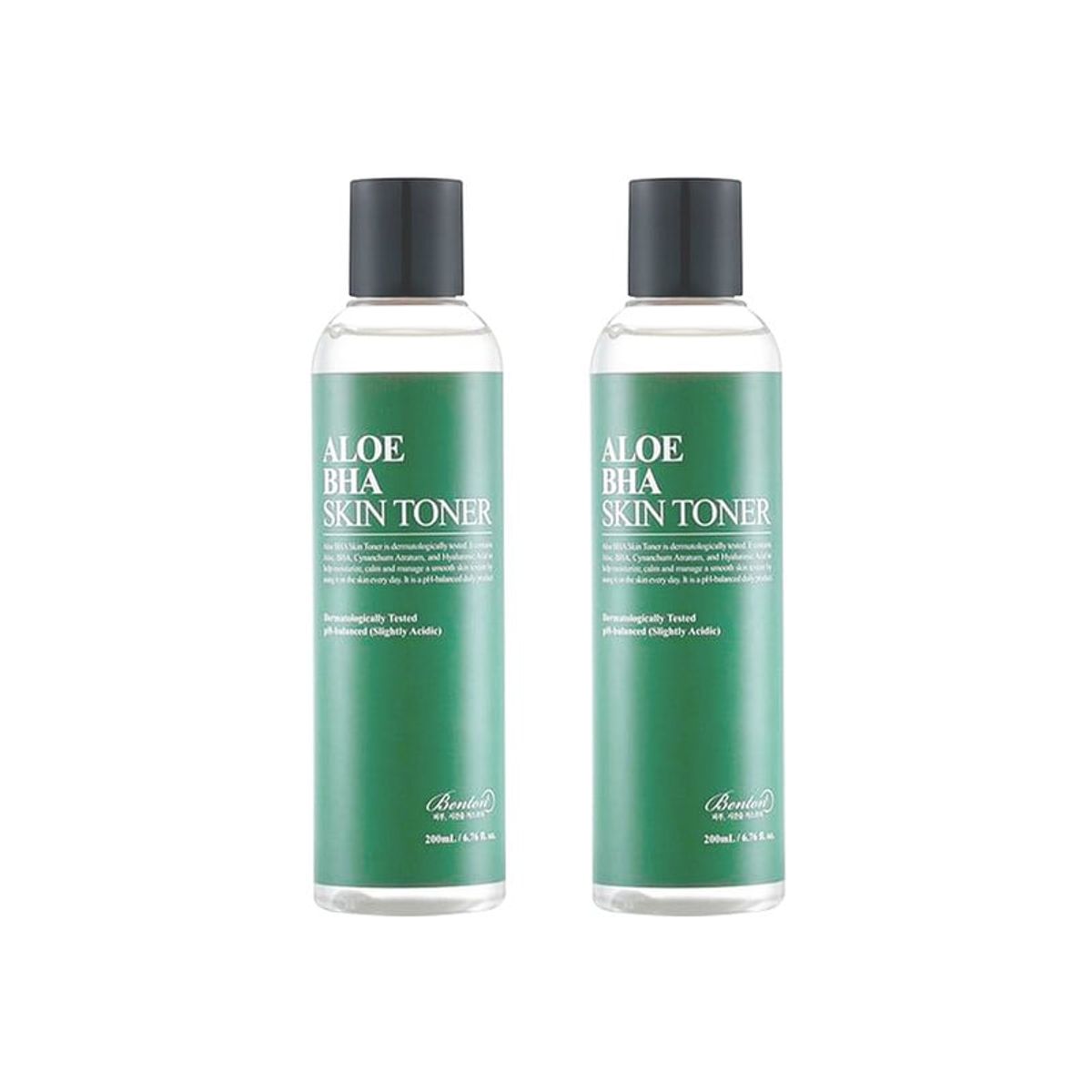 BENTON - Aloe Bha Skin Toner Benton 200ml 2 Unidades