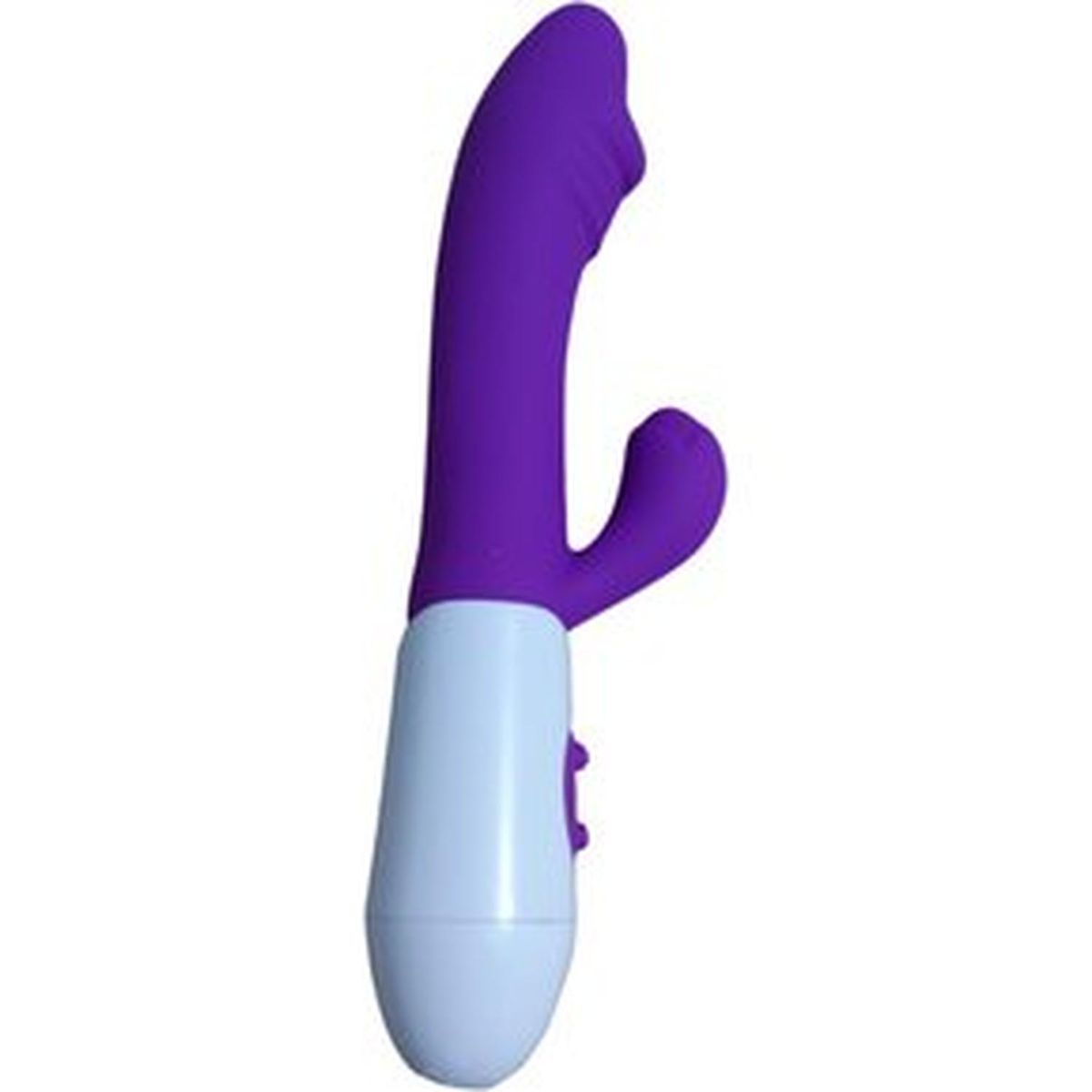 GENERICO - Vibrador con masajeador para Clitoris - Morado