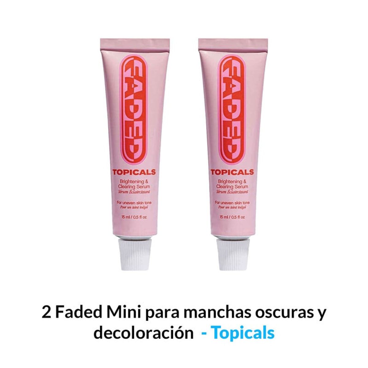 GENERICO - Faded Mini para manchas oscuras y decoloración Topicals 15ml 2 Unid