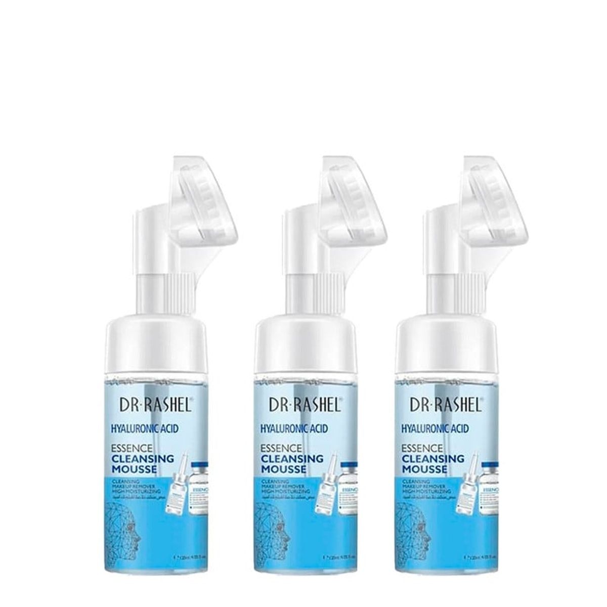 GENERICO - Limpiador De Esencia Mousse Acido Hialurónico Dr Rashel 125ml 3 Uni