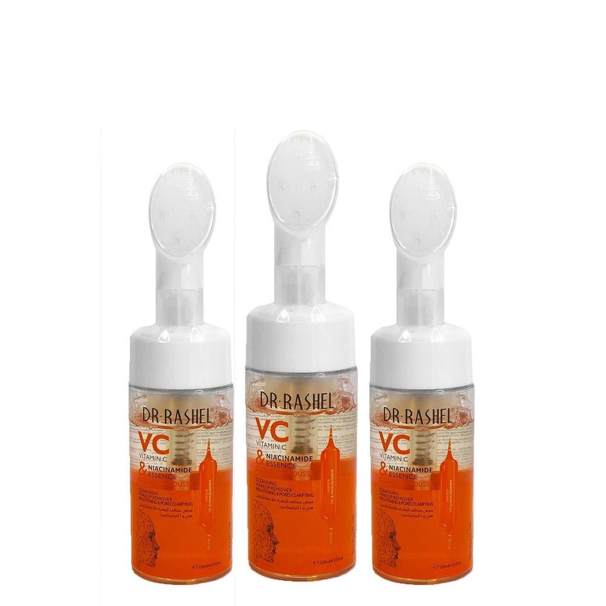 GENERICO - Limpiador Vitamina C Niacinamide Essence Mousse Dr Rashel 125ml 3 Uni