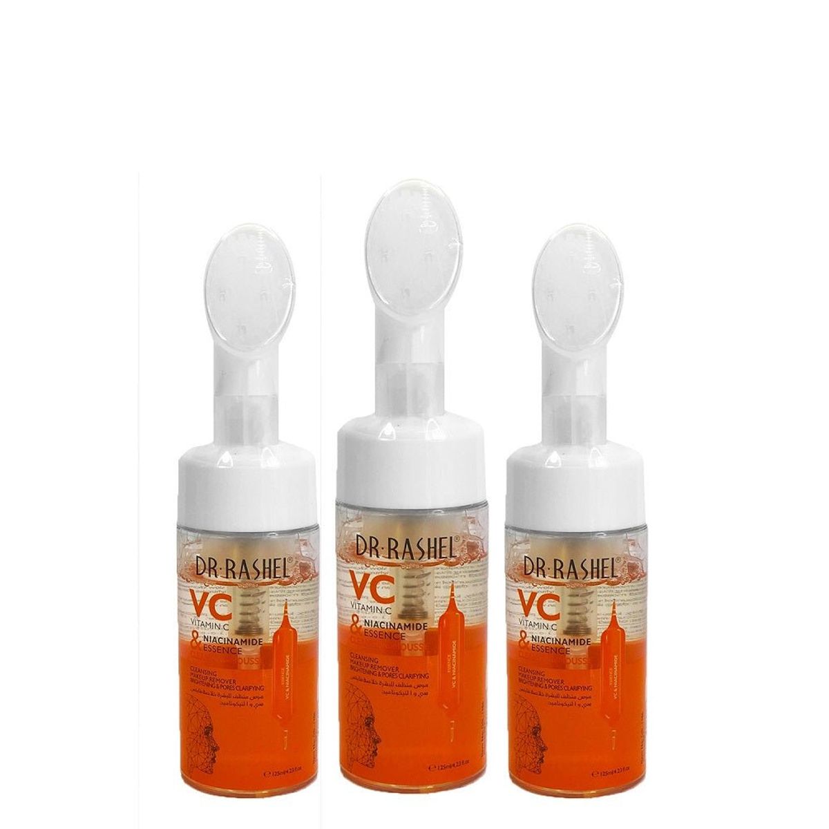 GENERICO - Limpiador Vitamina C Niacinamide Essence Mousse Dr Rashel 125ml 3 Uni