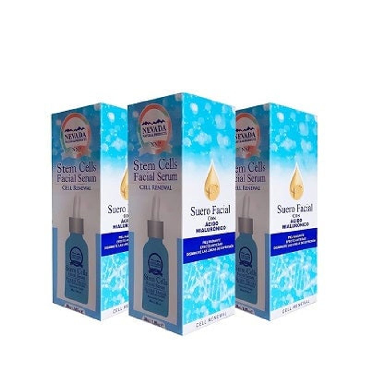 NEVADA NATURAL PRODUCTS - Serum Células Madres Nevada 30ml 3 Unidades
