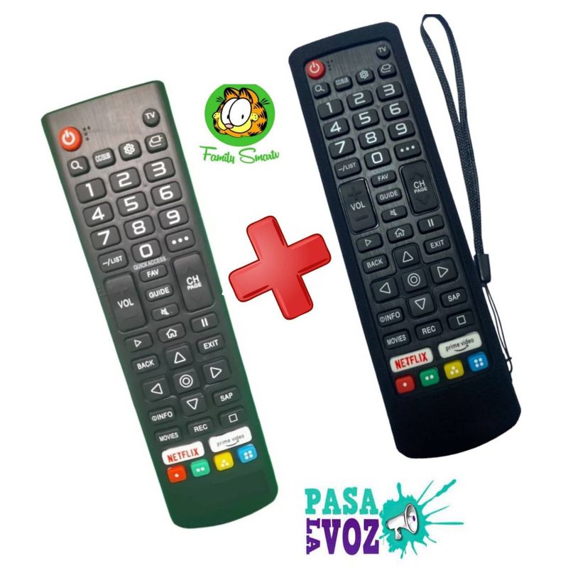 UNIVERSAL - Control Remoto para Televisor JVC Modelo RM-C3284  funda Negra