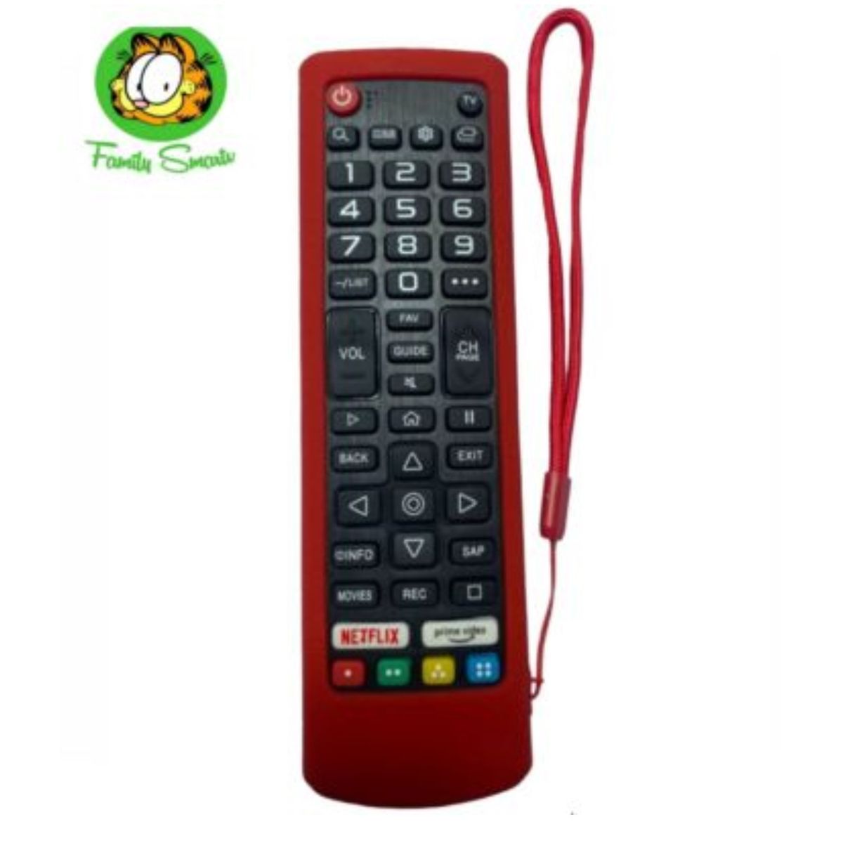 UNIVERSAL - Control Remoto para Televisor JVC Modelo RM-C3284  Funda Roja