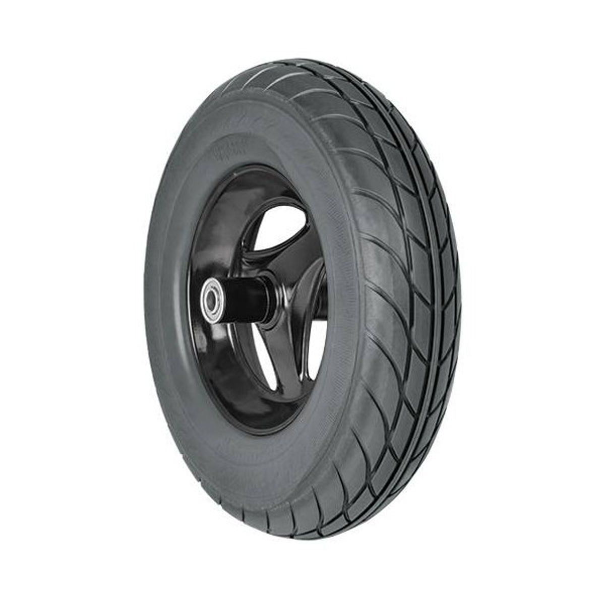 TRUPER - Llanta completa imponchable 16 incluye eje y baleros