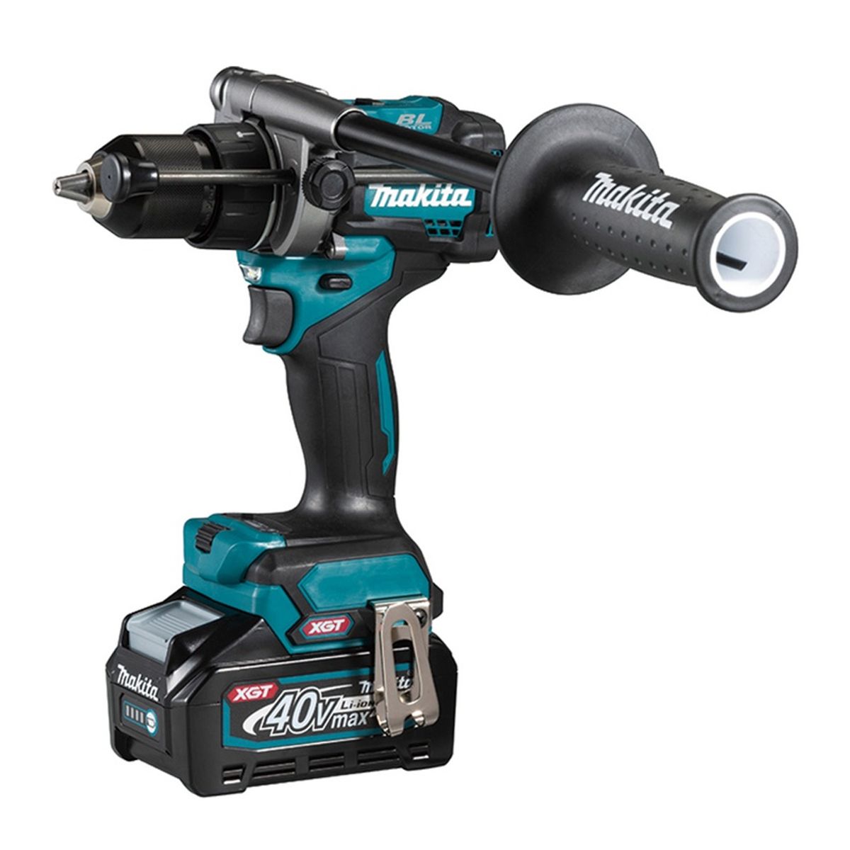 MAKITA - Taladro Percutor 12 40V XGT BL 125Nm 2 Bat 40 Ah Makita HP001GM201