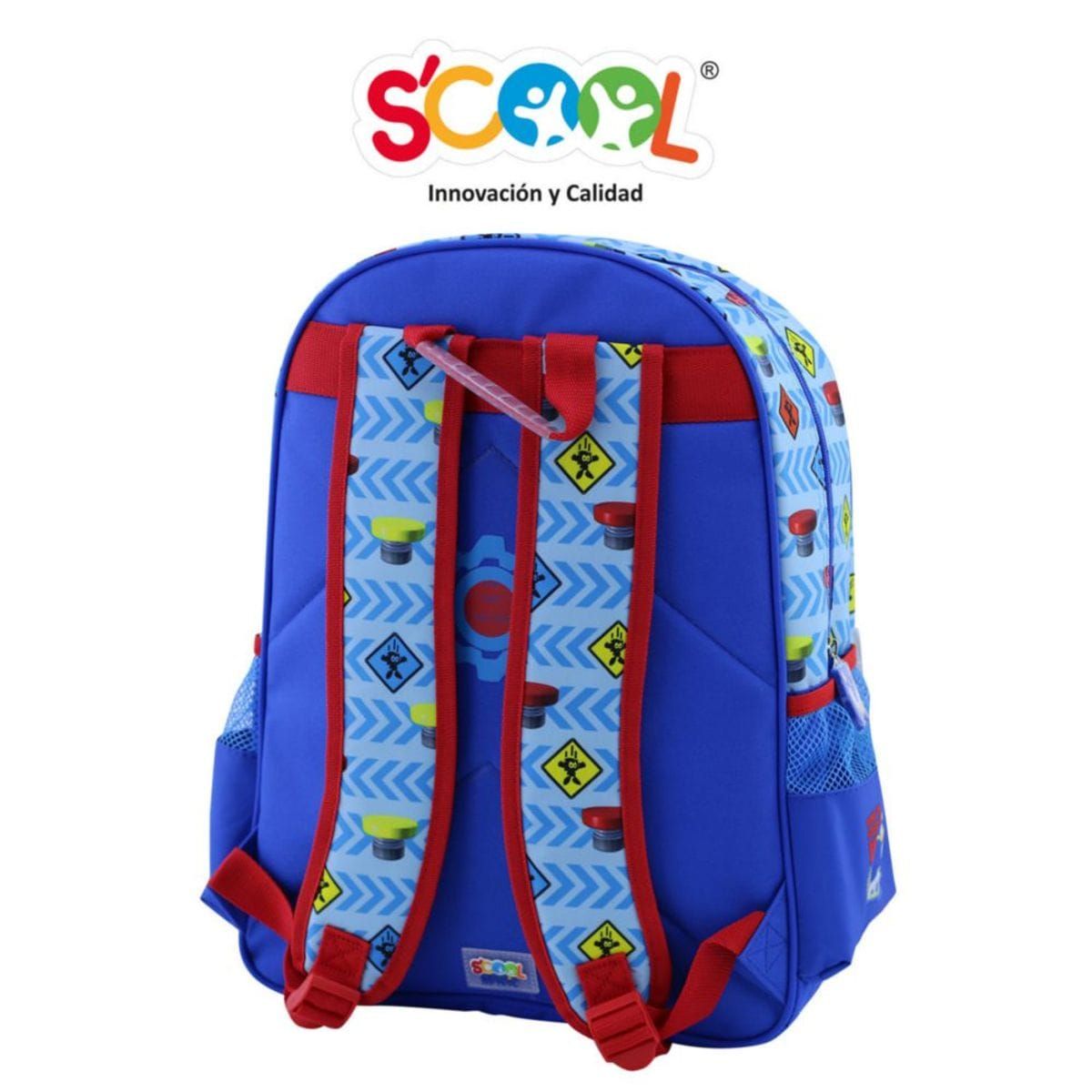 SCOOL - MOCHILA SCOOL 3 BOLSILLOS 3D SONIC