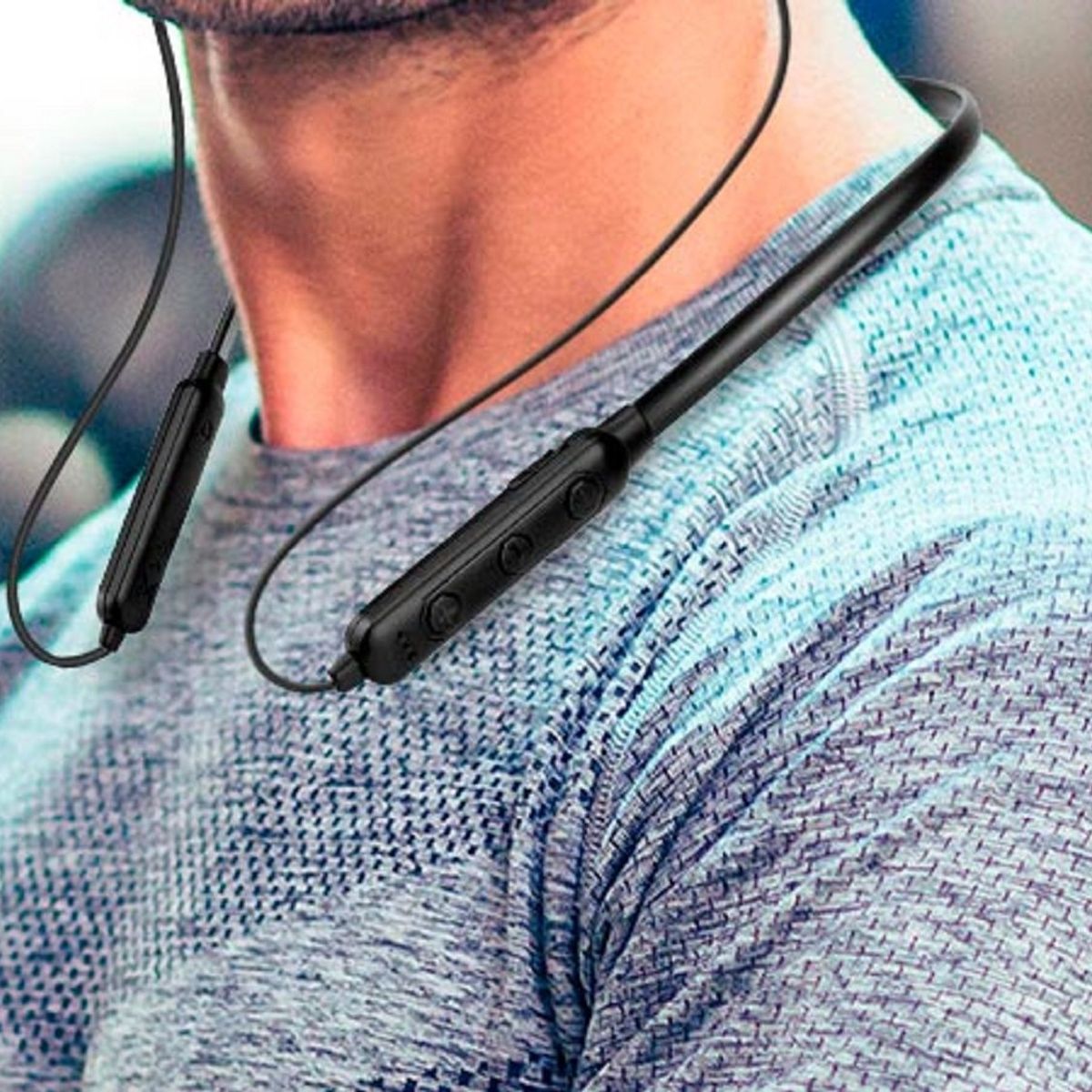 XTECH - Audifonos Bluetooth Neckband Xtech Aktive XTH-710 - Negro