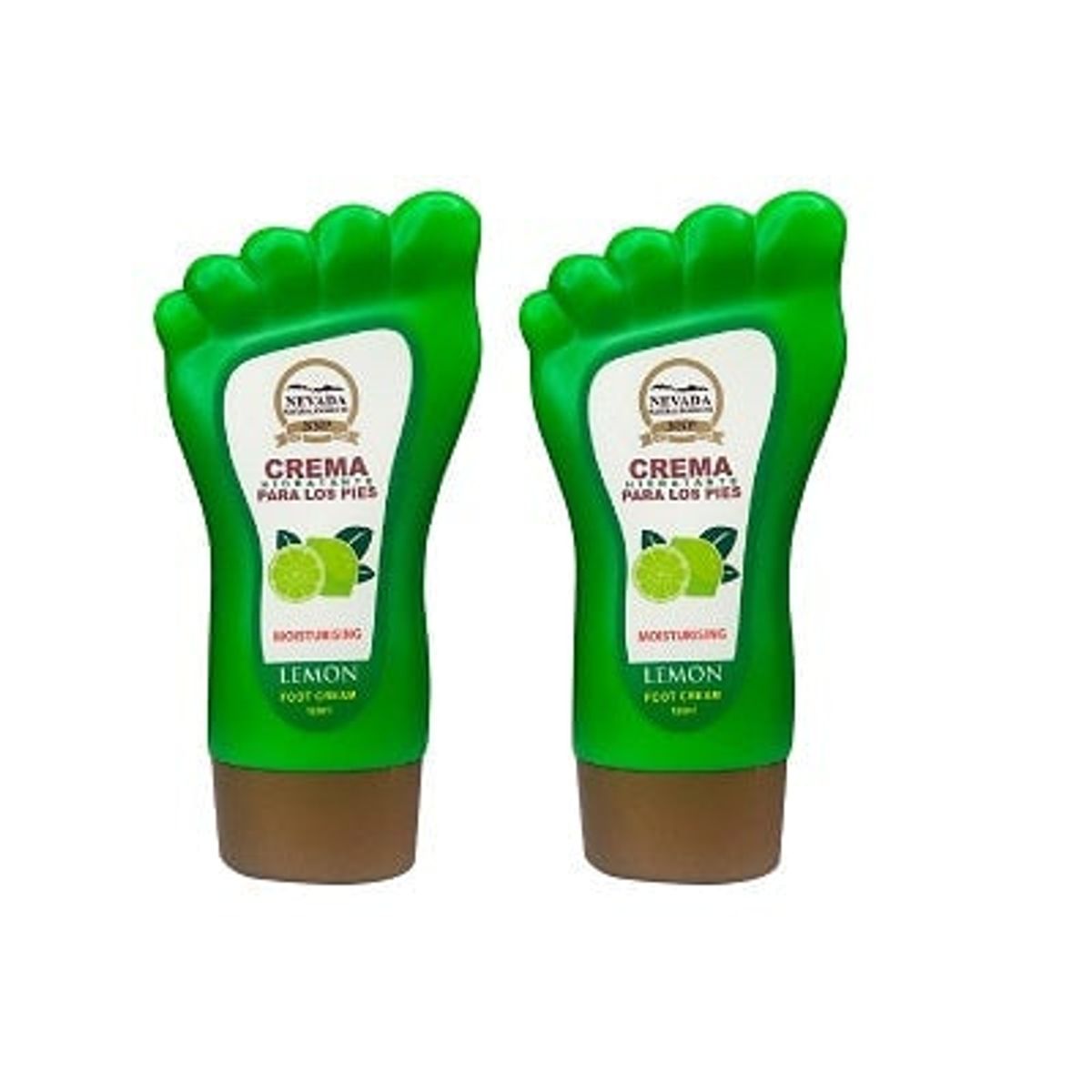 NEVADA NATURAL PRODUCTS - Crema Hidratante Para Los Pies Limon Nevada 120ml 2 Unidades