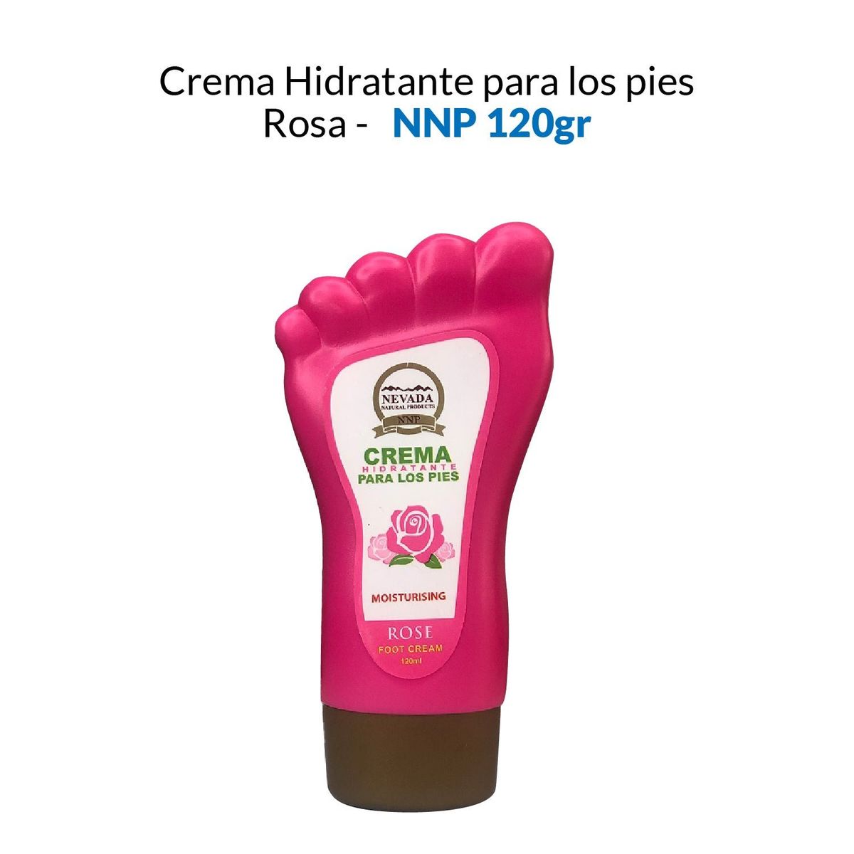 NEVADA NATURAL PRODUCTS - Crema Hidratante Para Los Pies Rosa Nevada 120ml