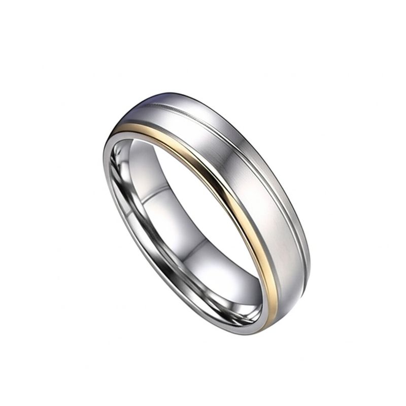 LUCYANA JOYAS Y ACCESORIOS - Aros Alianzas de Matrimonio Pareja HOMBRE Plateado - Joyas Lucyana