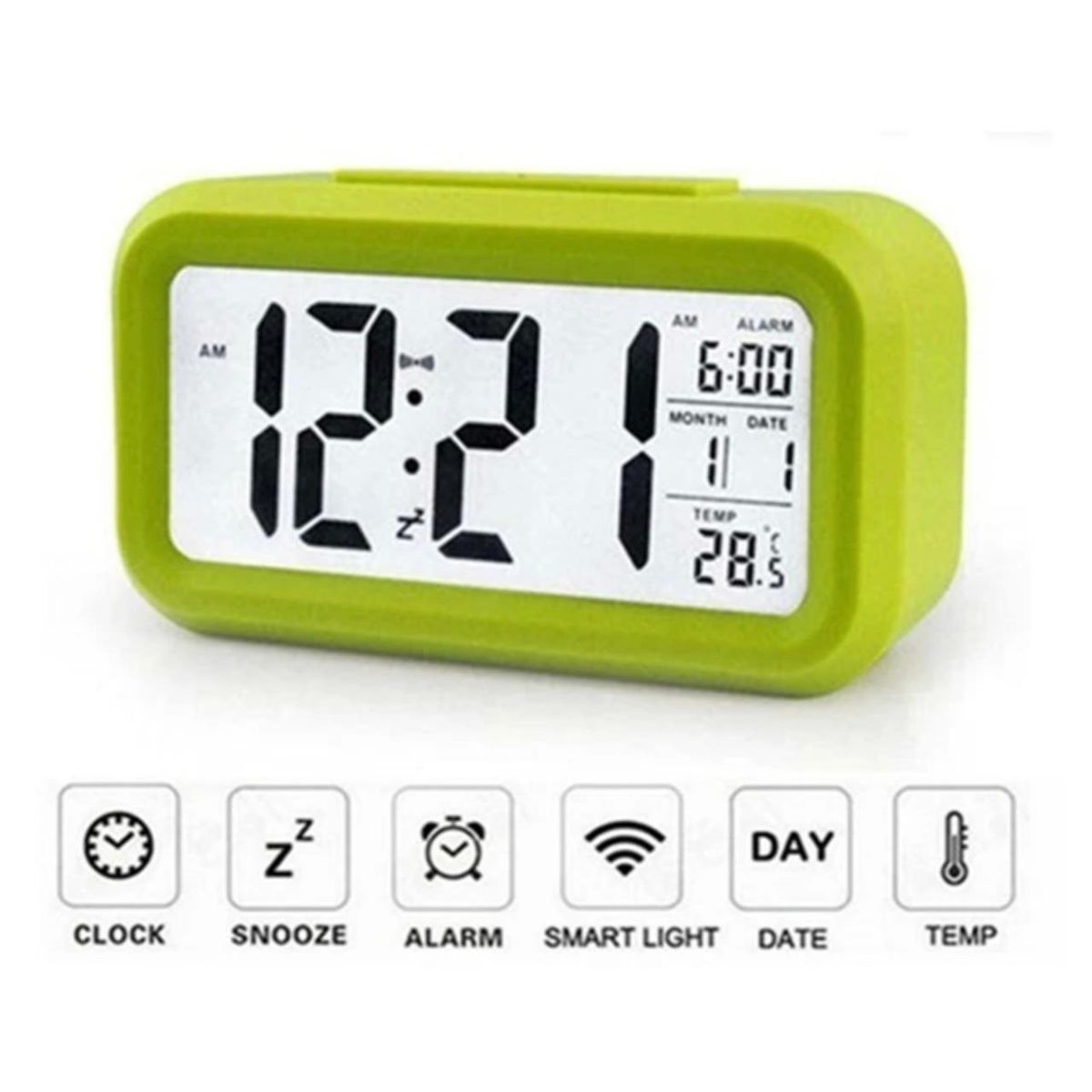 GENERICO - Reloj Despertador Inteligente Digital Escritorio Dormitorio