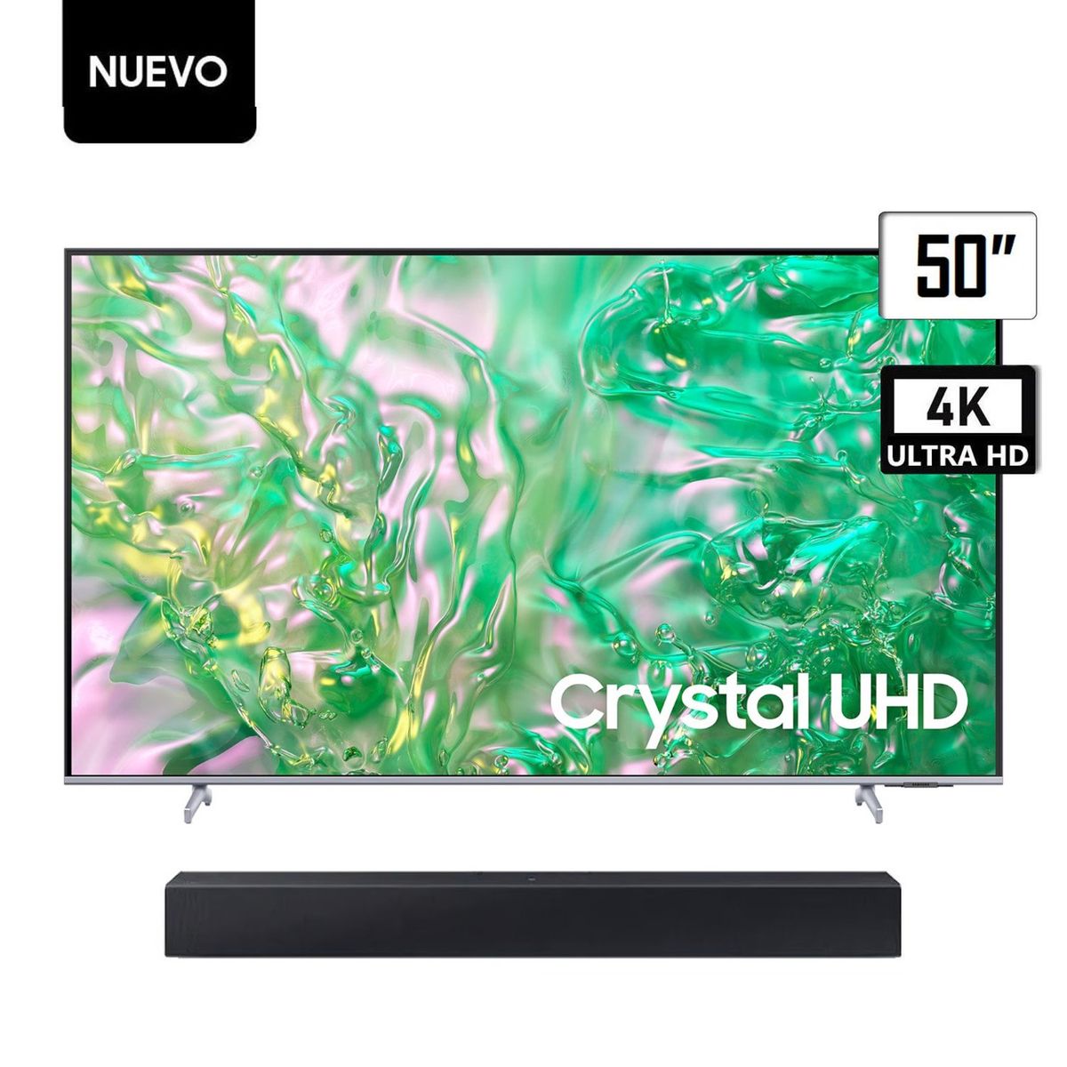 SAMSUNG - Televisor Samsung 50 UHD Crystal 4K Tizen OS Smart TV UN50DU8200