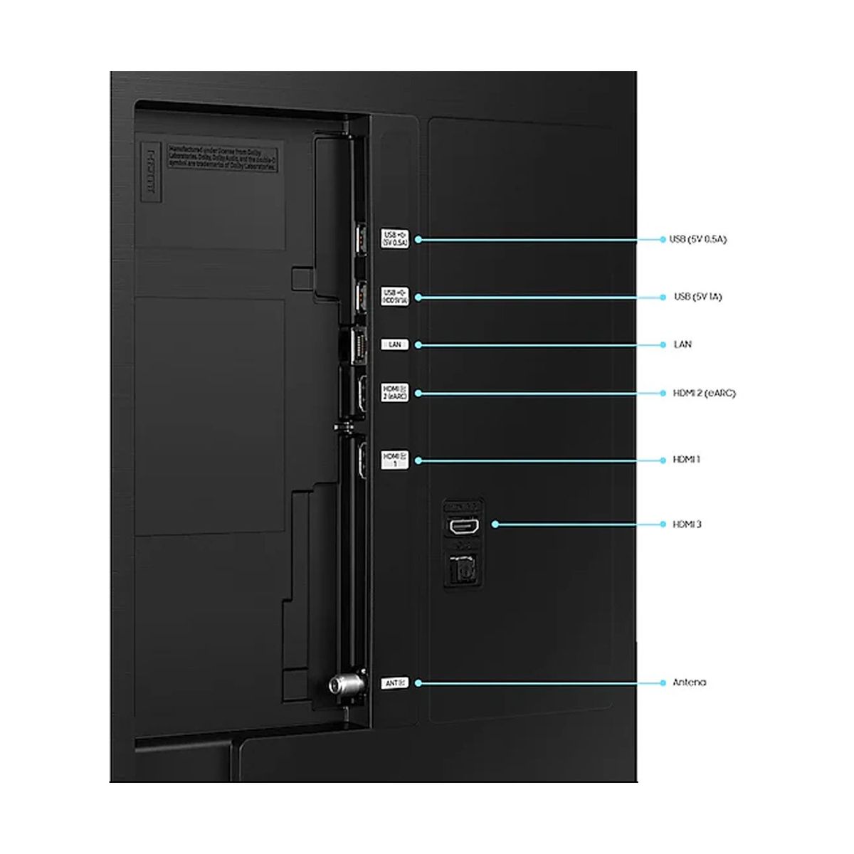 SAMSUNG - Televisor Samsung 75 UHD Crystal 4K Tizen OS Smart TV UN75DU8000