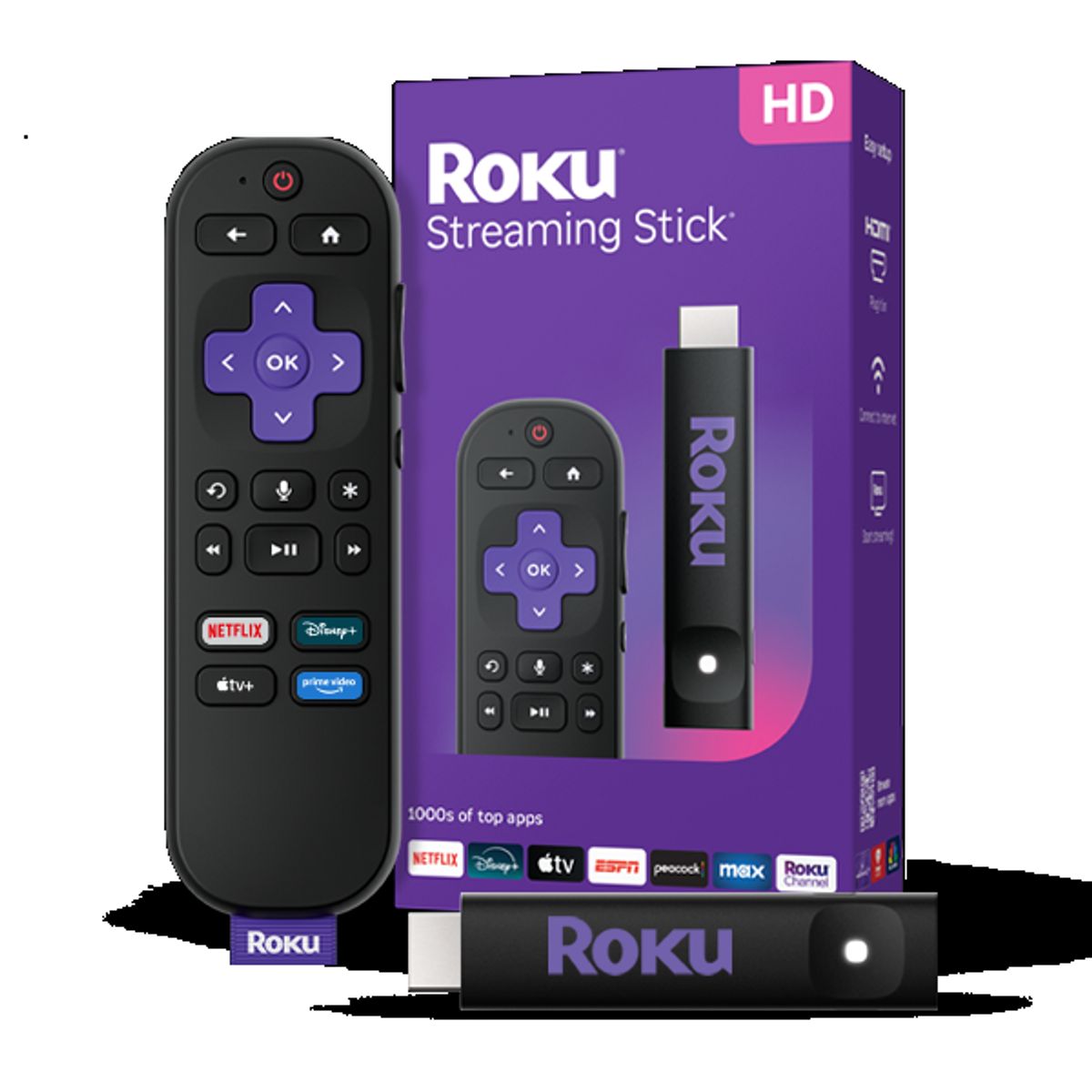 ROKU - Reproductor de Streaming Stick Roku hd