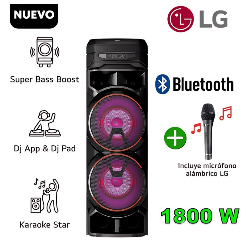 LG - EQUIPO DE SONIDO LG BLUETHOOH XBOOM RNC9