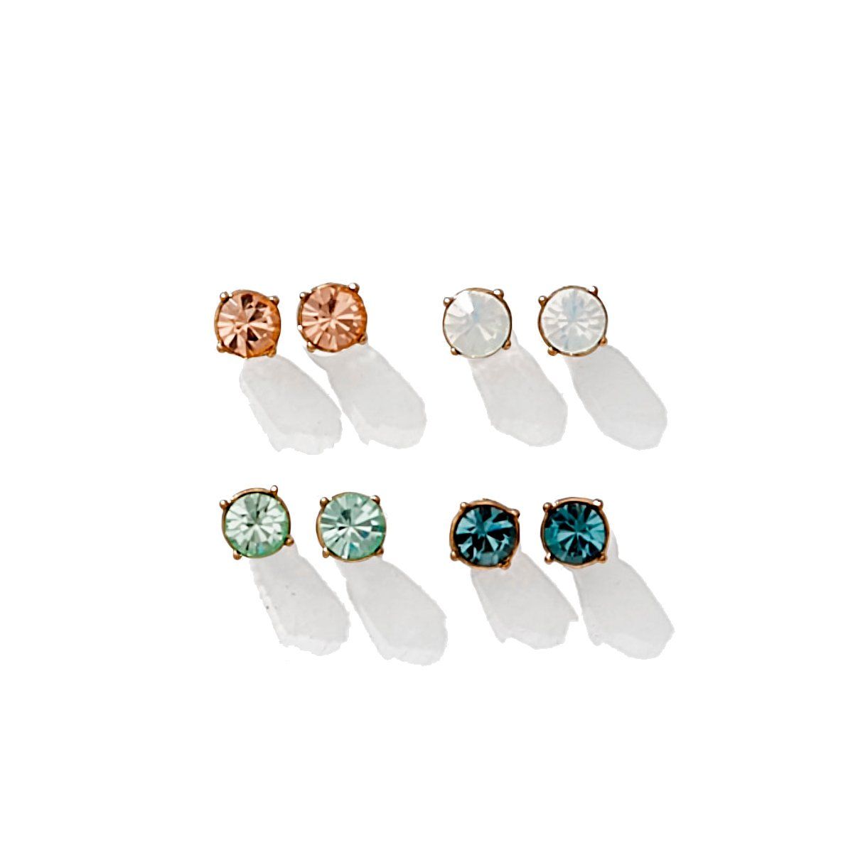 YANBAL - Set Aretes Araya x4 Pares Joyeria Yanbal