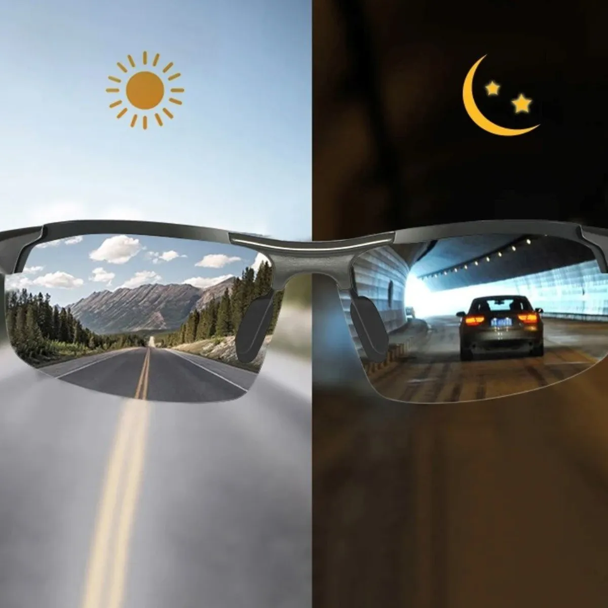 GENERICO - LENTES DE SOL FOTOCROMÁTICOS PARA CONDUCCION