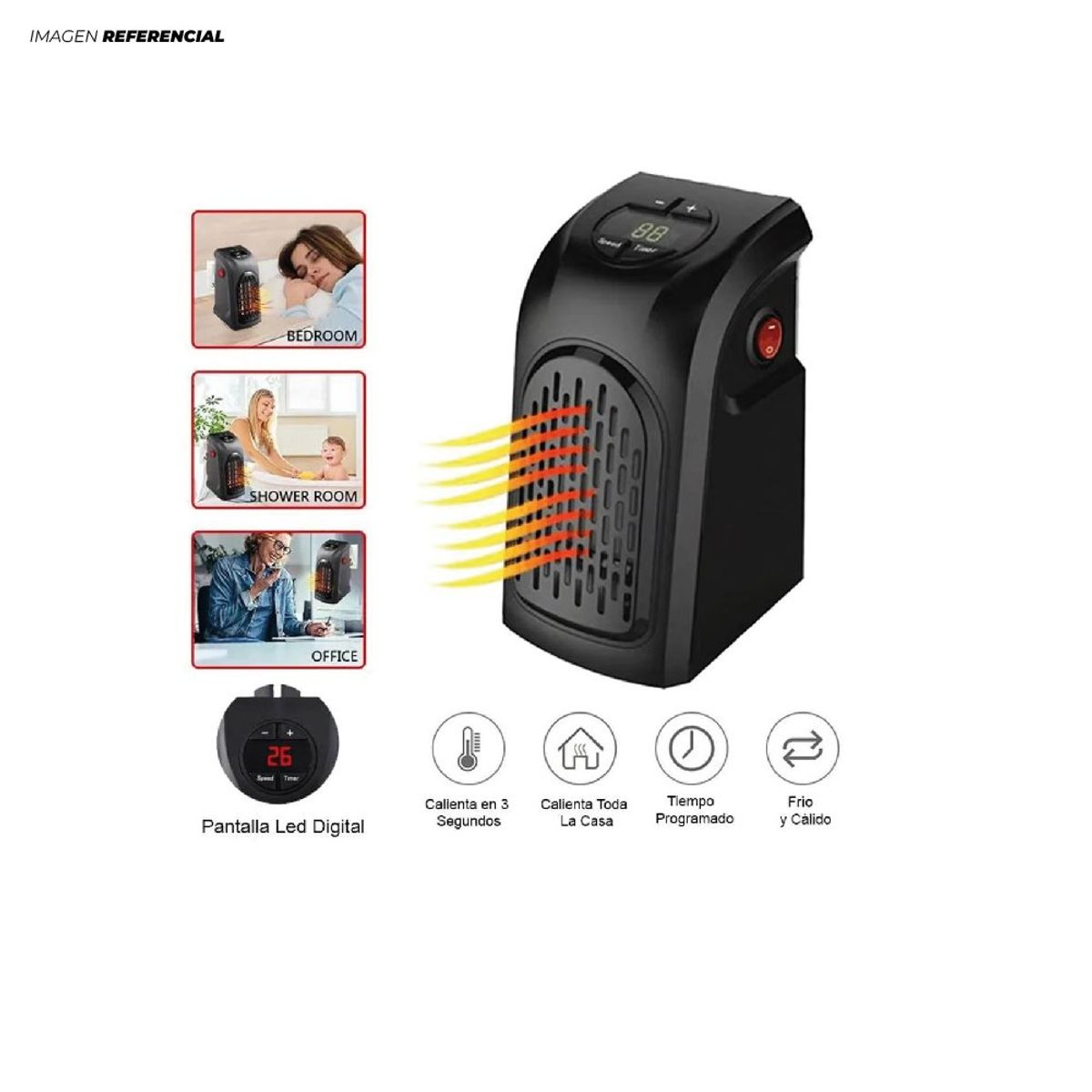 HANDY - Calefactor HANDY HEATER de 400 W
