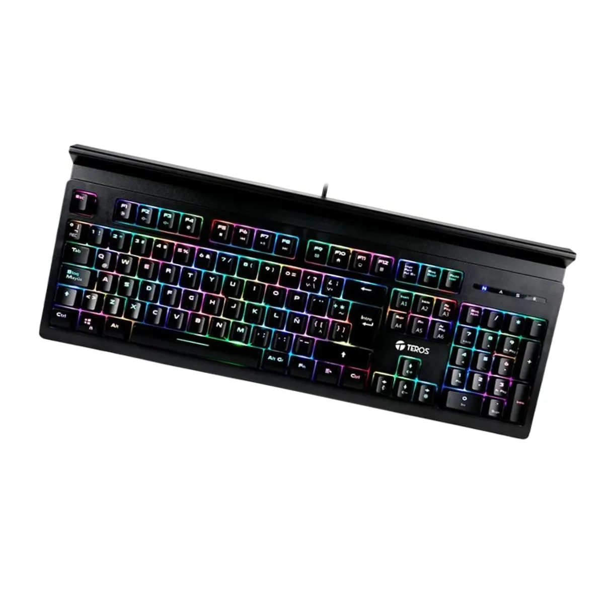 TEROS GAMING - Teclado Gamer Teros 4151 Mecánico USB RGB