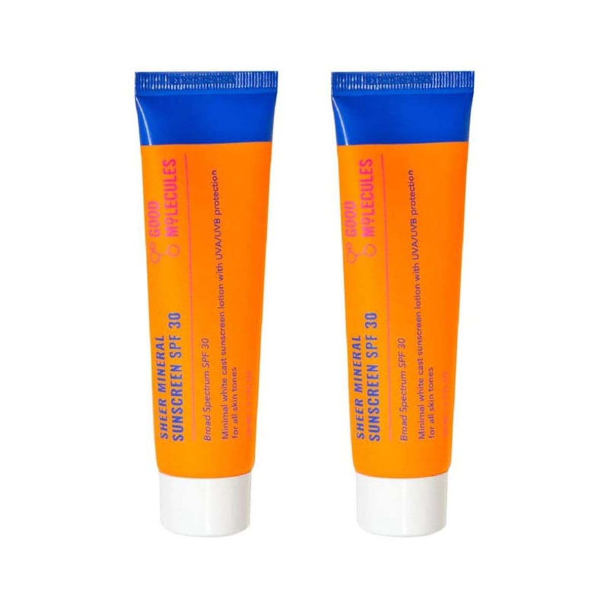 GOOD MOLECULES - Sheer Mineral Sunscreen SPF 30 Good Molecules 50ml 2 Unidades