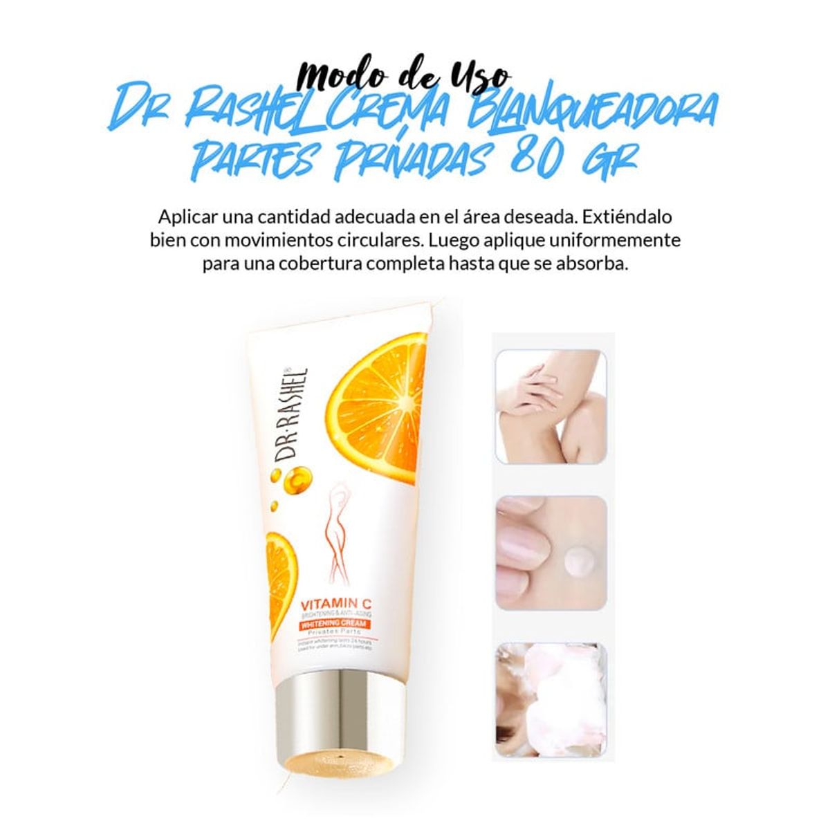 GENERICO - Crema Blanqueadora Partes Privadas Dr Rashel 80Gr 2 Unidades