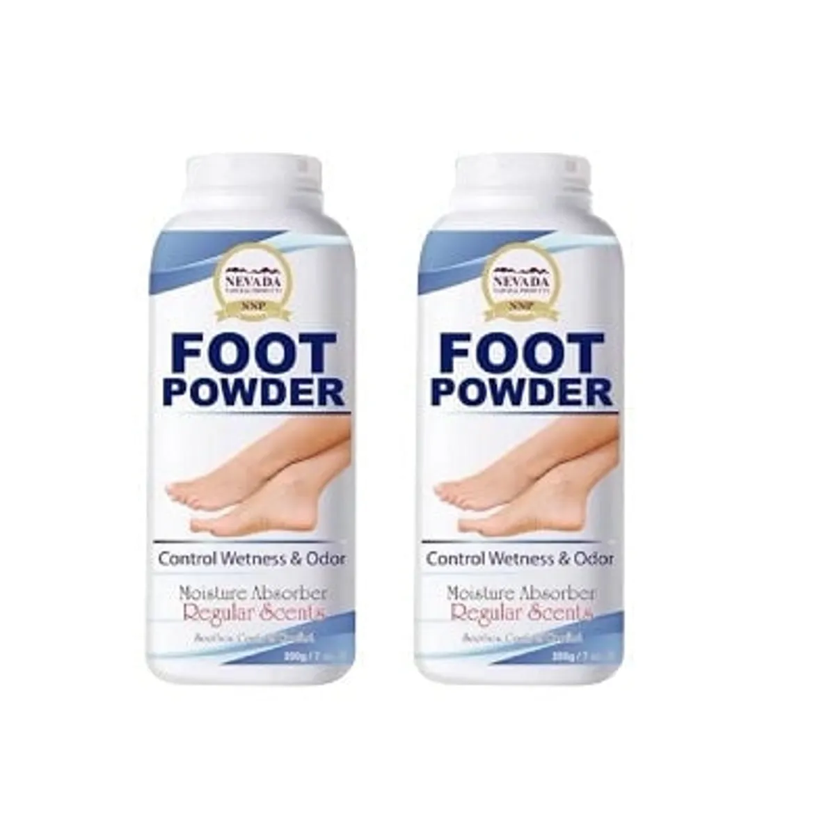 GENERICO - Talco Para Pies Foot Powder 200Gr 2 Unidades