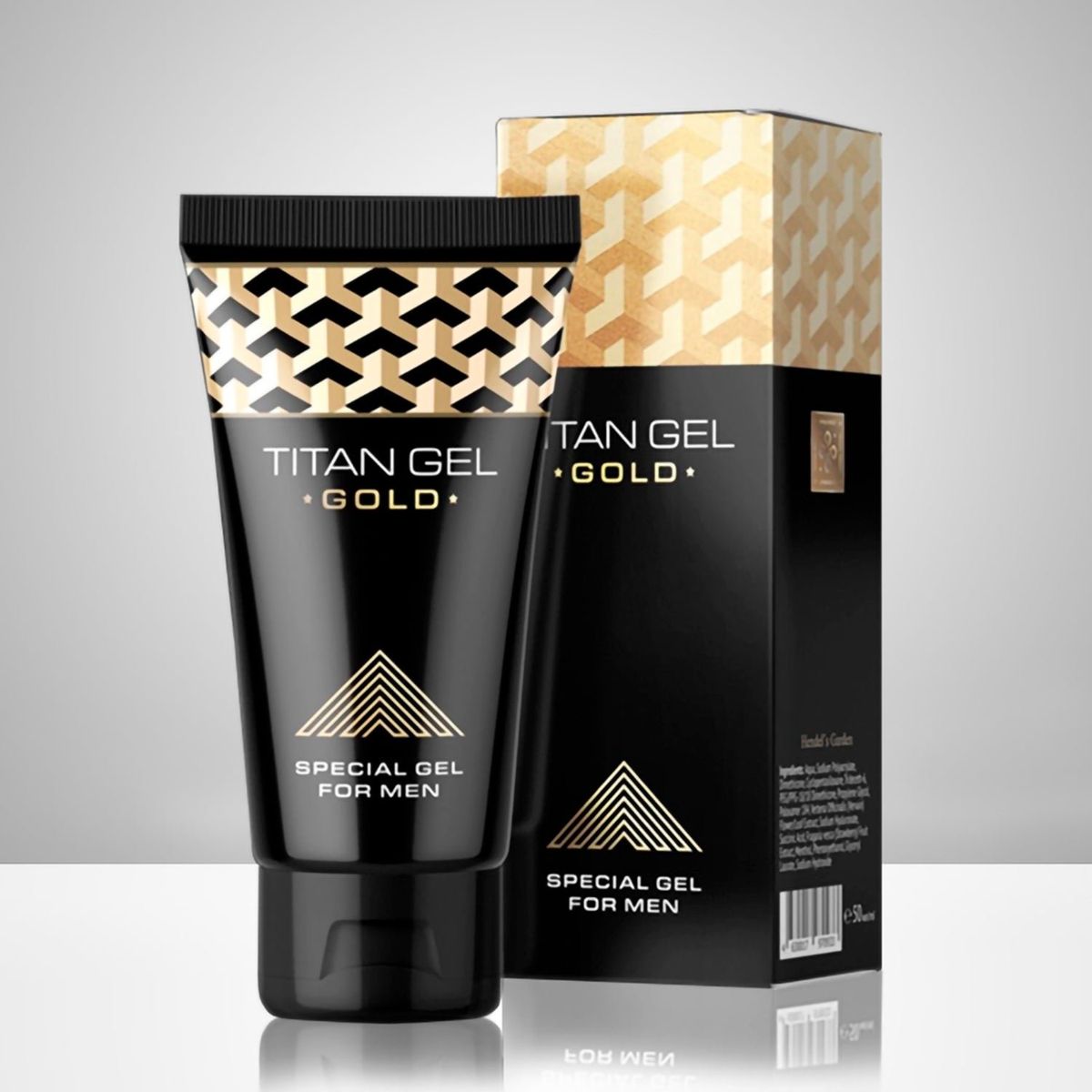 HENDELS GARDEN - Titan Gel Gold Lubricante Hombre Original Agrandar Miembro 50ml