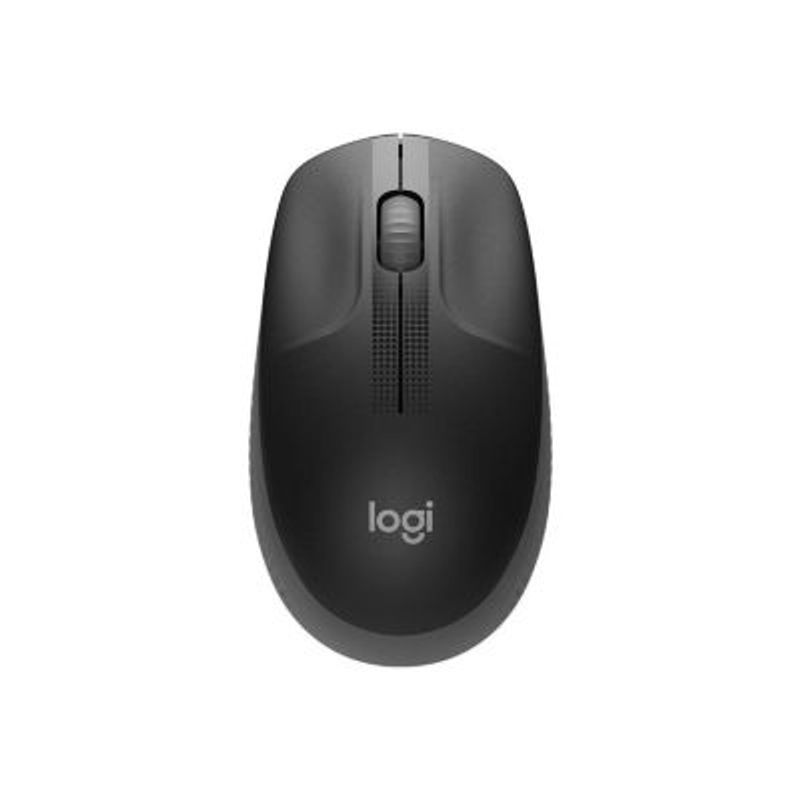 LOGITECH - Mouse Logitech M190 Inalambrico Ergonomico Negro
