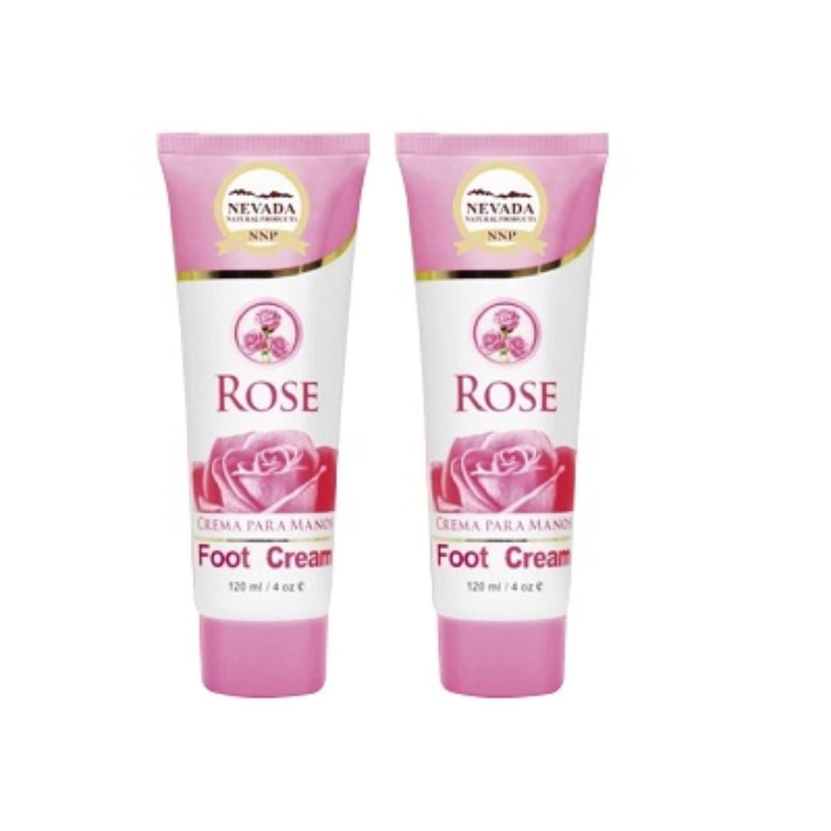 NEVADA NATURAL PRODUCTS - Crema Hidratante Para Pies De Rosas Nevada 120ml 2 Unidades