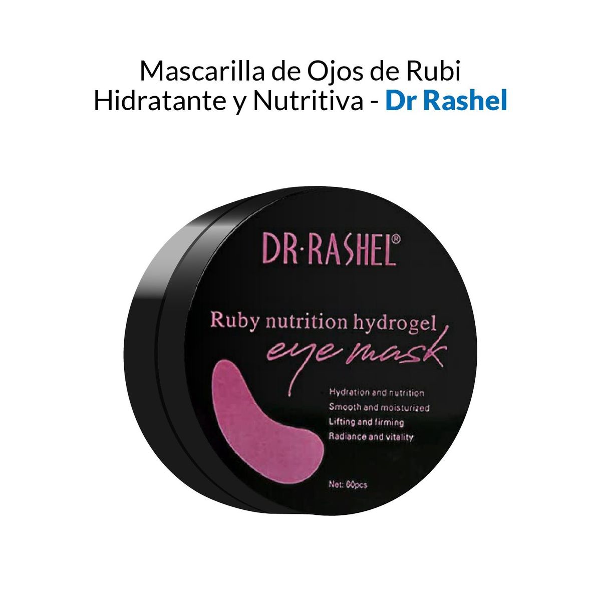 GENERICO - Mascarilla De Ojos Con Perlas Doradas Dr Rashel 60piezas 2Pack