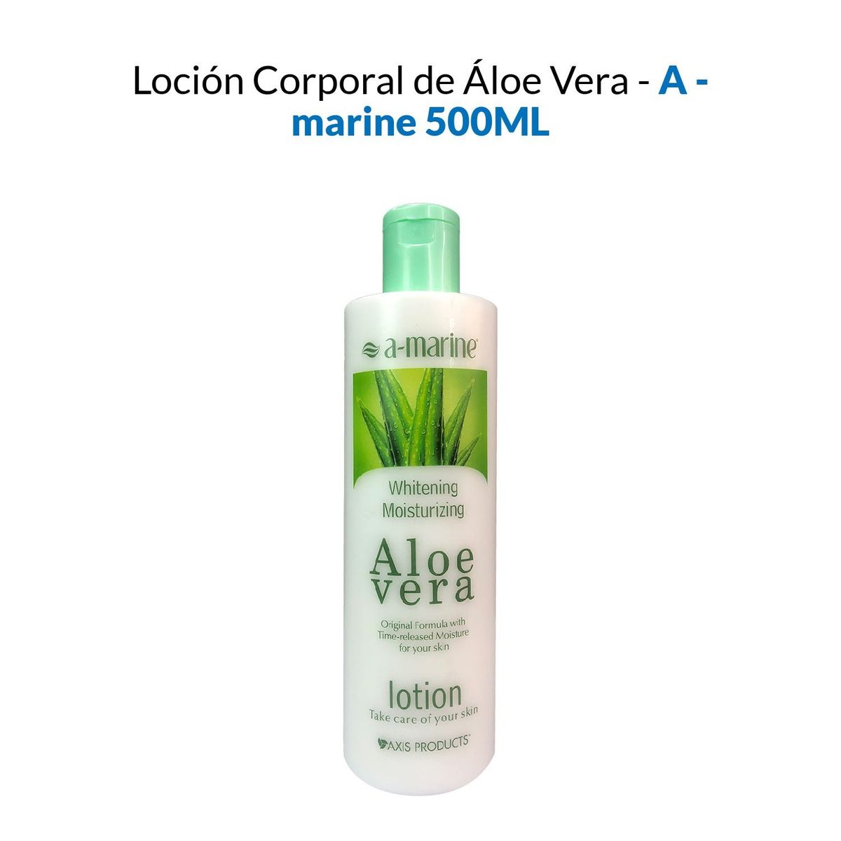 GENERICO - Locion Corporal De Aloe Vera A-Marine 500ml_.