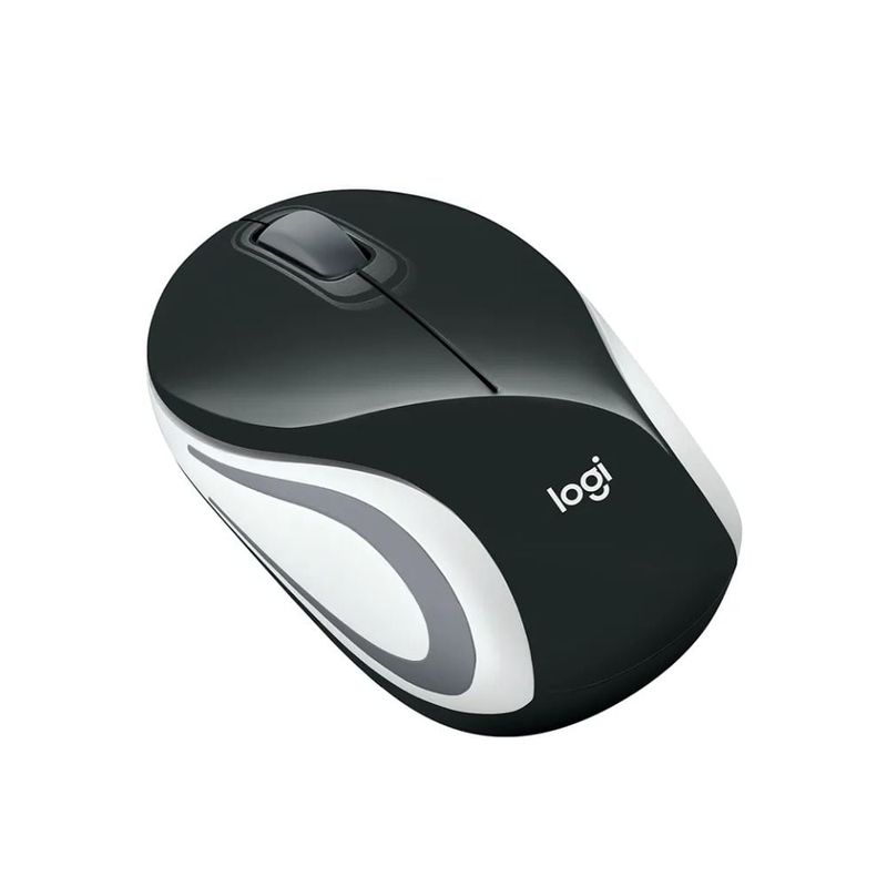 LOGITECH - Mouse Logitech M187 Mini Inalámbrico Negro