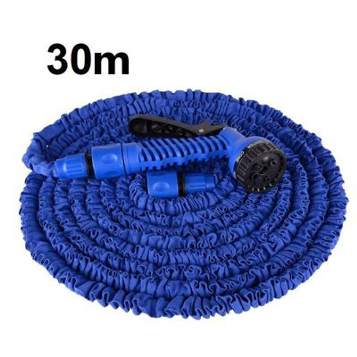 GENERICO - Manguera Retractil hasta 30m Expandible + 7 Modos de Chorros
