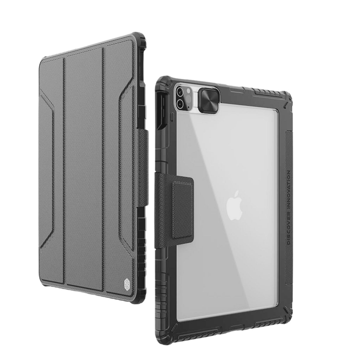 NILLKIN - Case Nillkin Bumper Leather cover Pro for Apple iPad Air 5 - 10,9 GREY