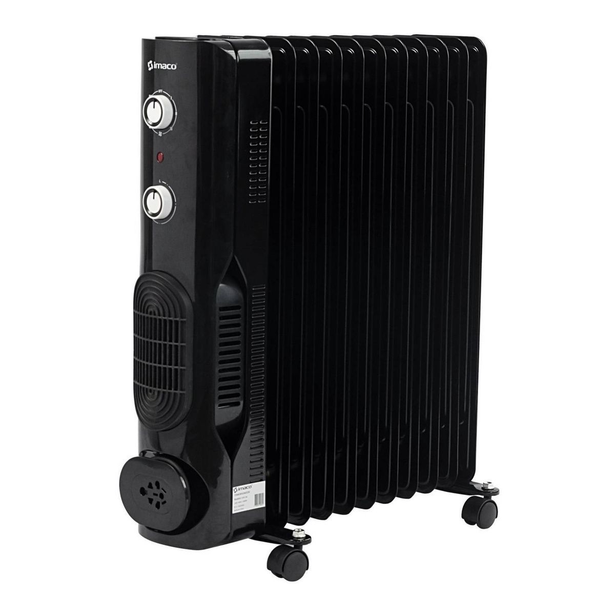 IMACO - Termoradiador Imaco 11 Celdas 2500W 30m2 OFR11NK Negro