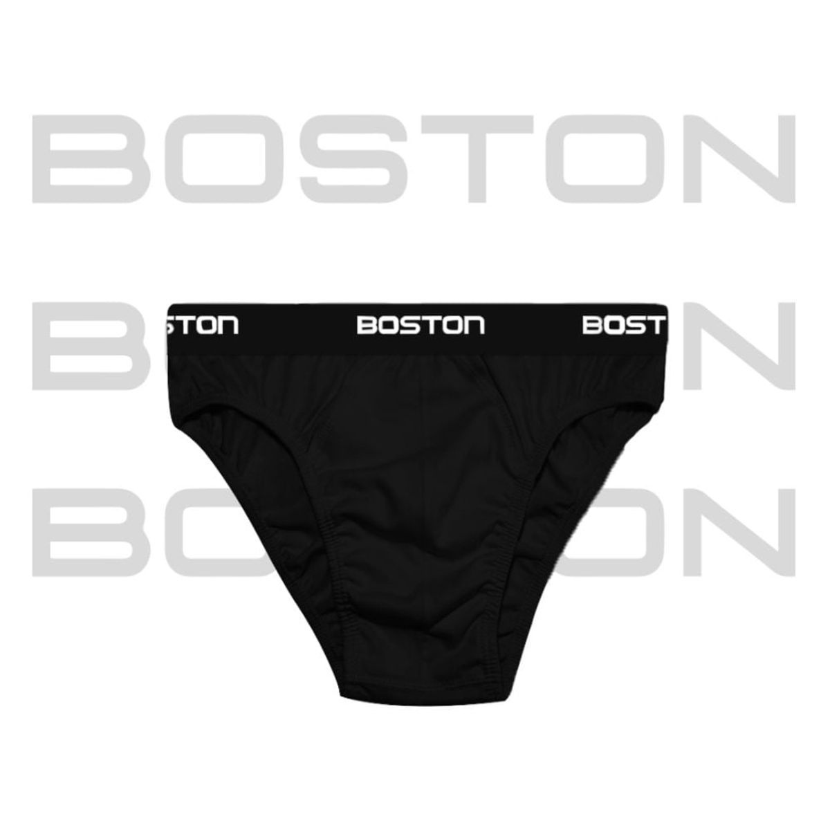 BOSTON - Pack x3 Trusas Boston Hombre Bikini Color Negro Talla XL