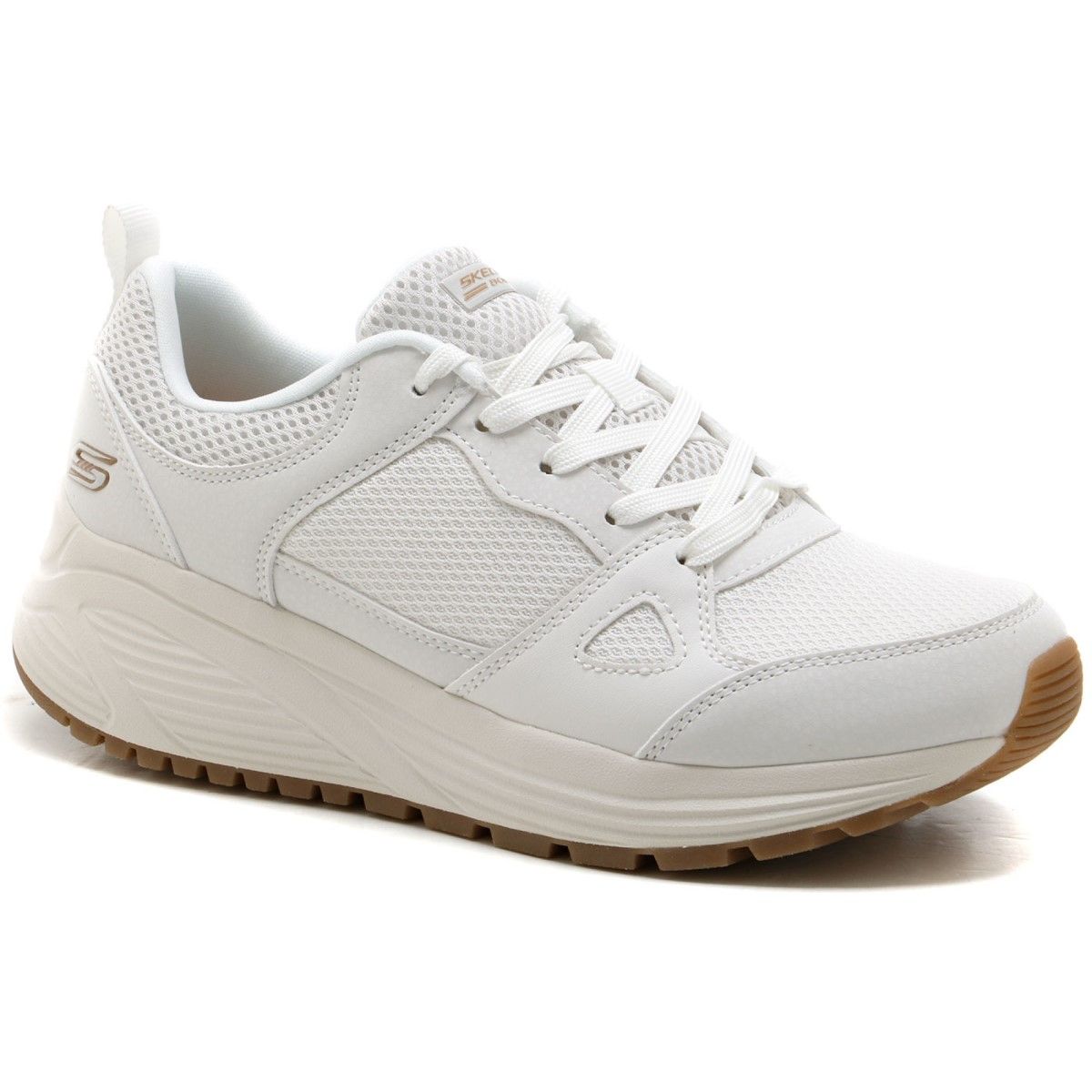 SKECHERS - Zapatilla Skechers Sparrow 20-Retro Clean 117268OFWT Blanco Mujer.-