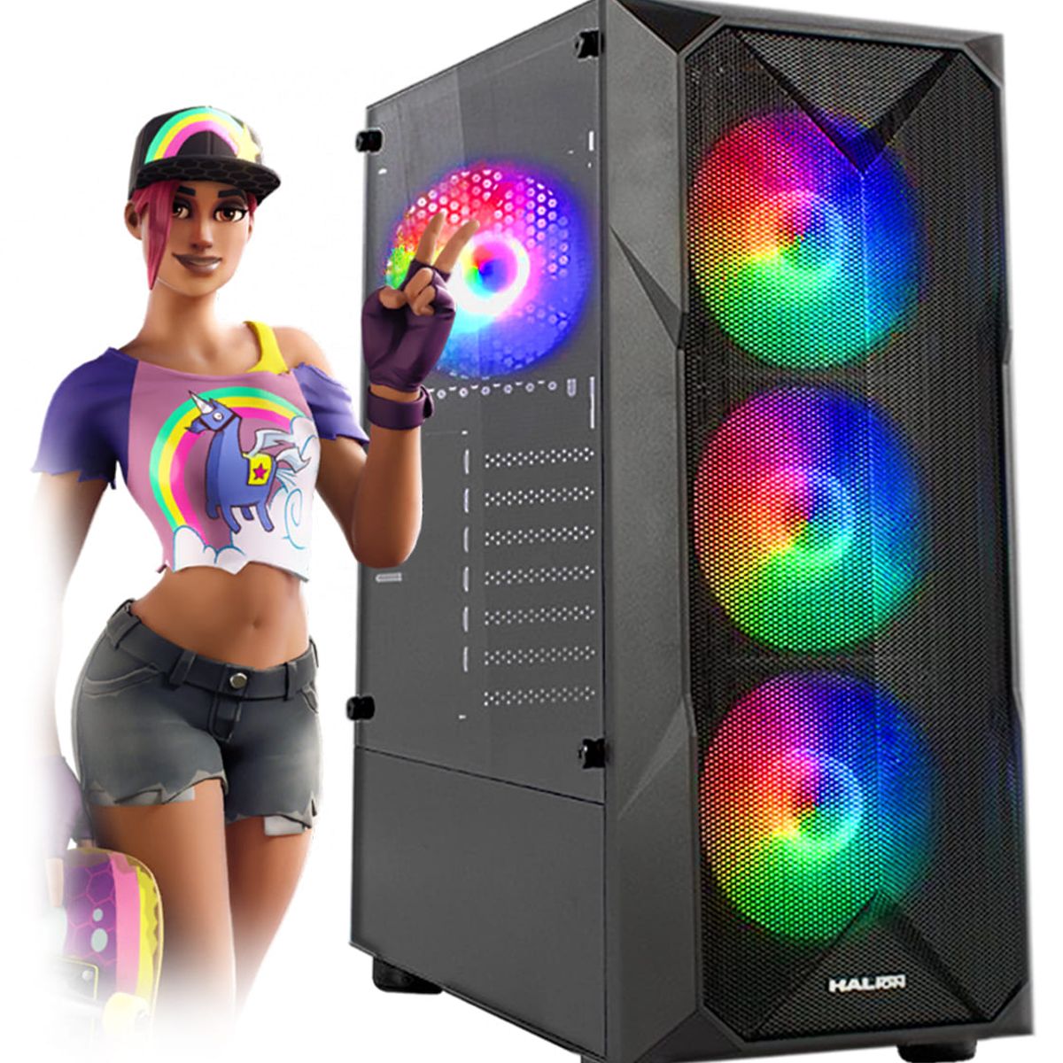 AMD - Computadora PC GAMER RYZEN 7 5700G RAM 32GB SSD 1TB