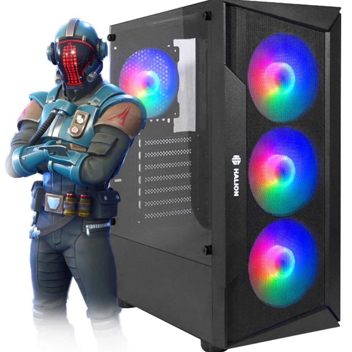 AMD - Computadora PC GAMER RYZEN 5 5600GT RAM 8GB SSD 512GB WIFI BLUETOOTH