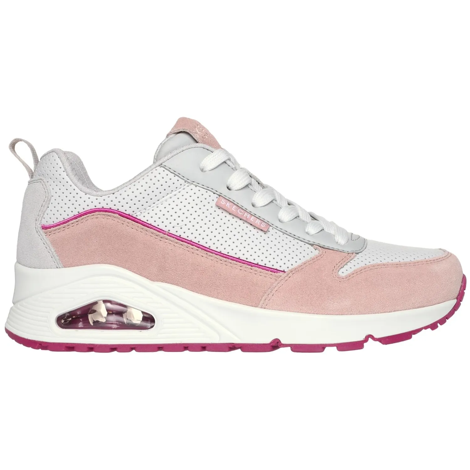 Zapatillas Skechers Uno Air Around You Mujer Fucsia De