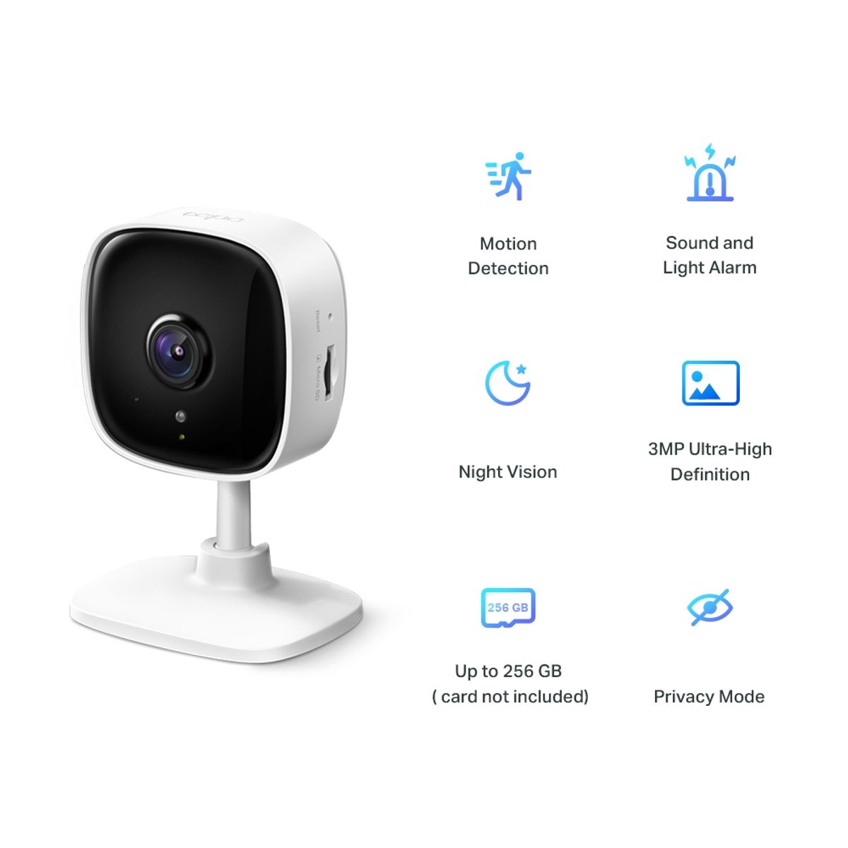 TP LINK - CAMARA SMART WIFI TAPO C110 TP-LINK 3MP INTERIORES
