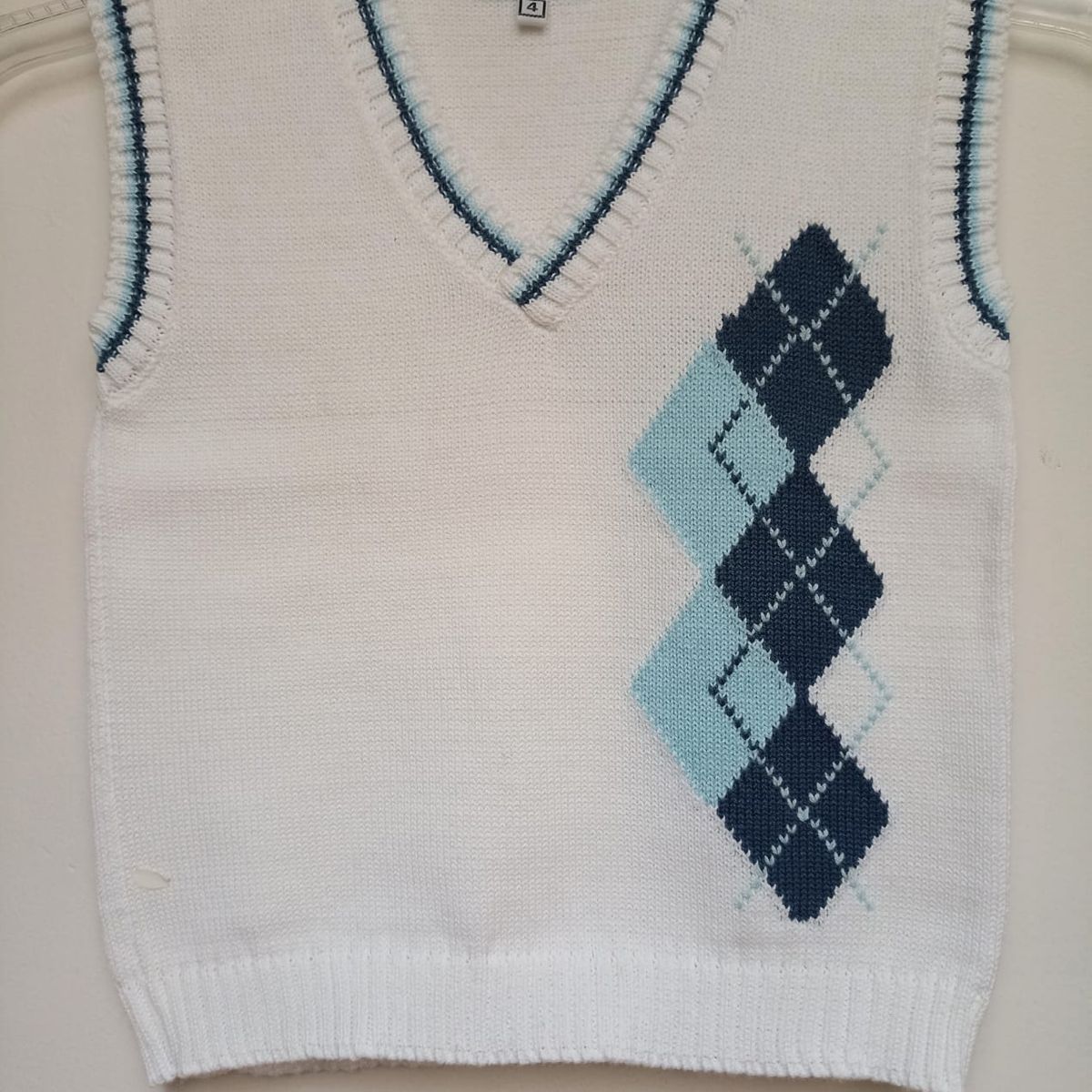 GENERICO - Pullover Chaleco Cocos Blanco Mandalay Knits