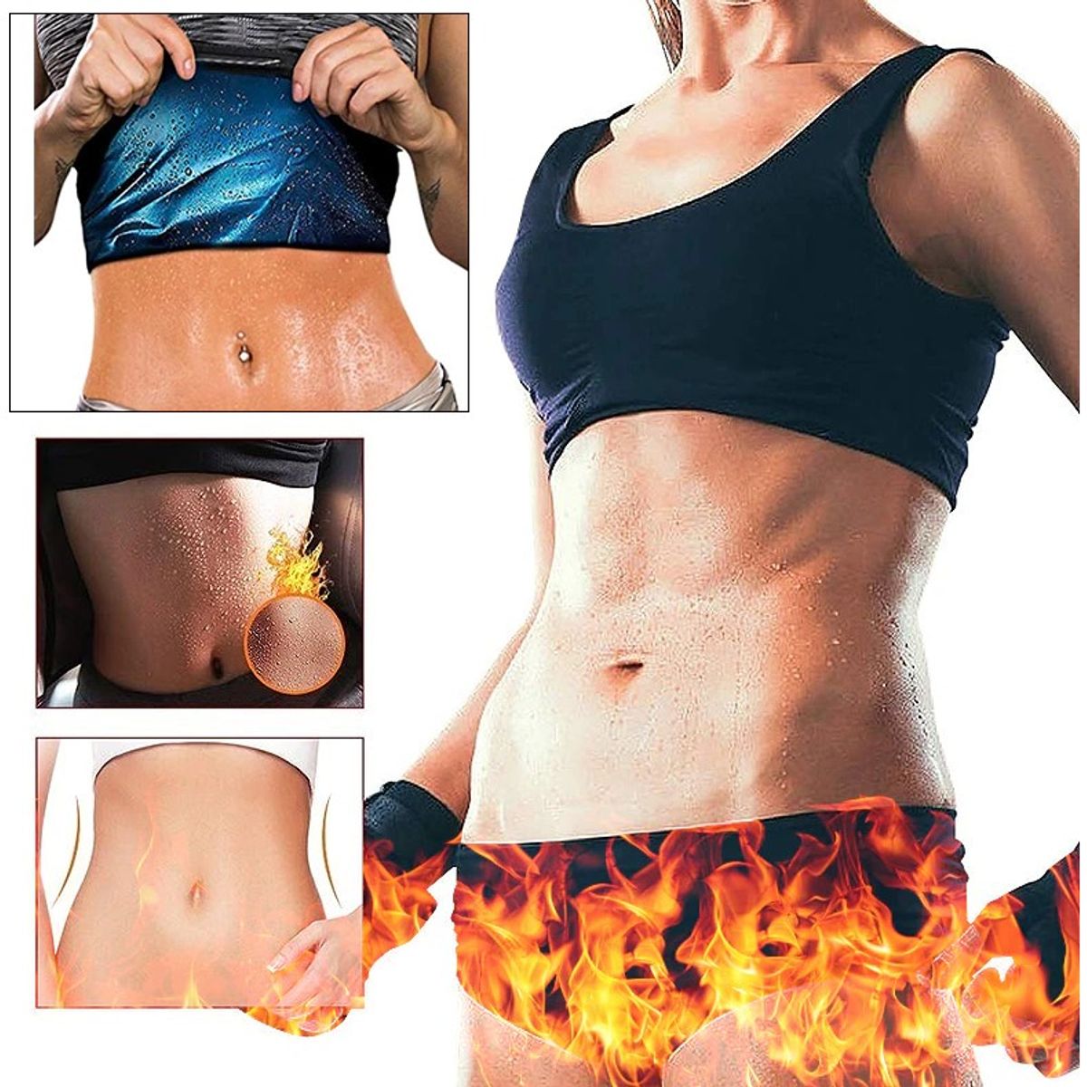 GENERICO - Faja Chaleco Moldeador de Cintura para Mujer - 2XL3XL