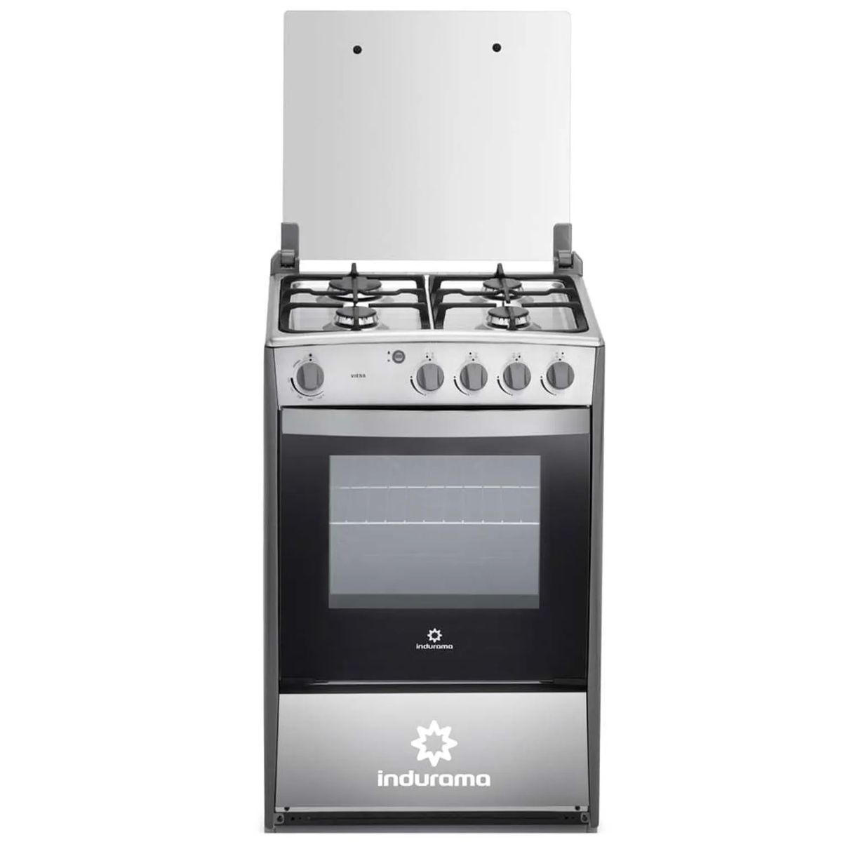 INDURAMA - Cocina Indurama Viena 4 Hornillas Croma