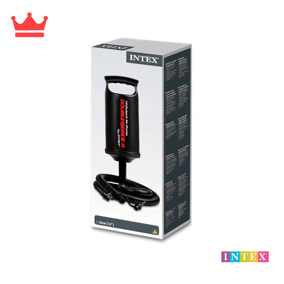 INTEX - INFLADOR DE MANO DE 36CM INTEX 68614