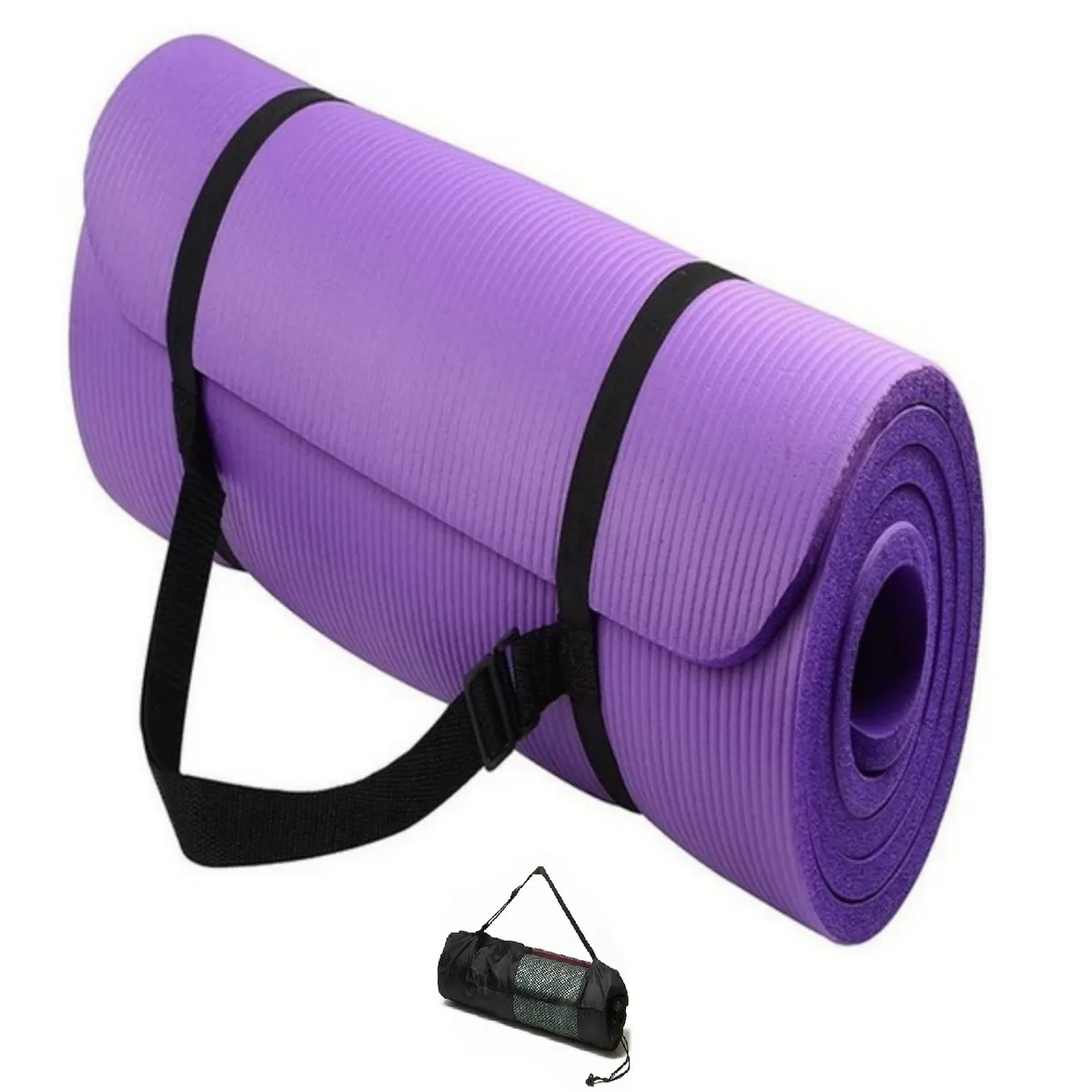 WINNER - Colchoneta Yoga Mat Extra Gruesa 20 Mm Pilates Gym Morado